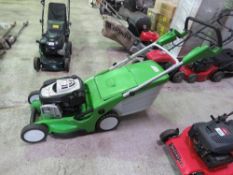 VIKING PETROL MOWER WITH COLLECTOR. THIS LOT IS SOLD UNDER THE AUCTIONEERS MARGIN SCHEME, THEREFORE