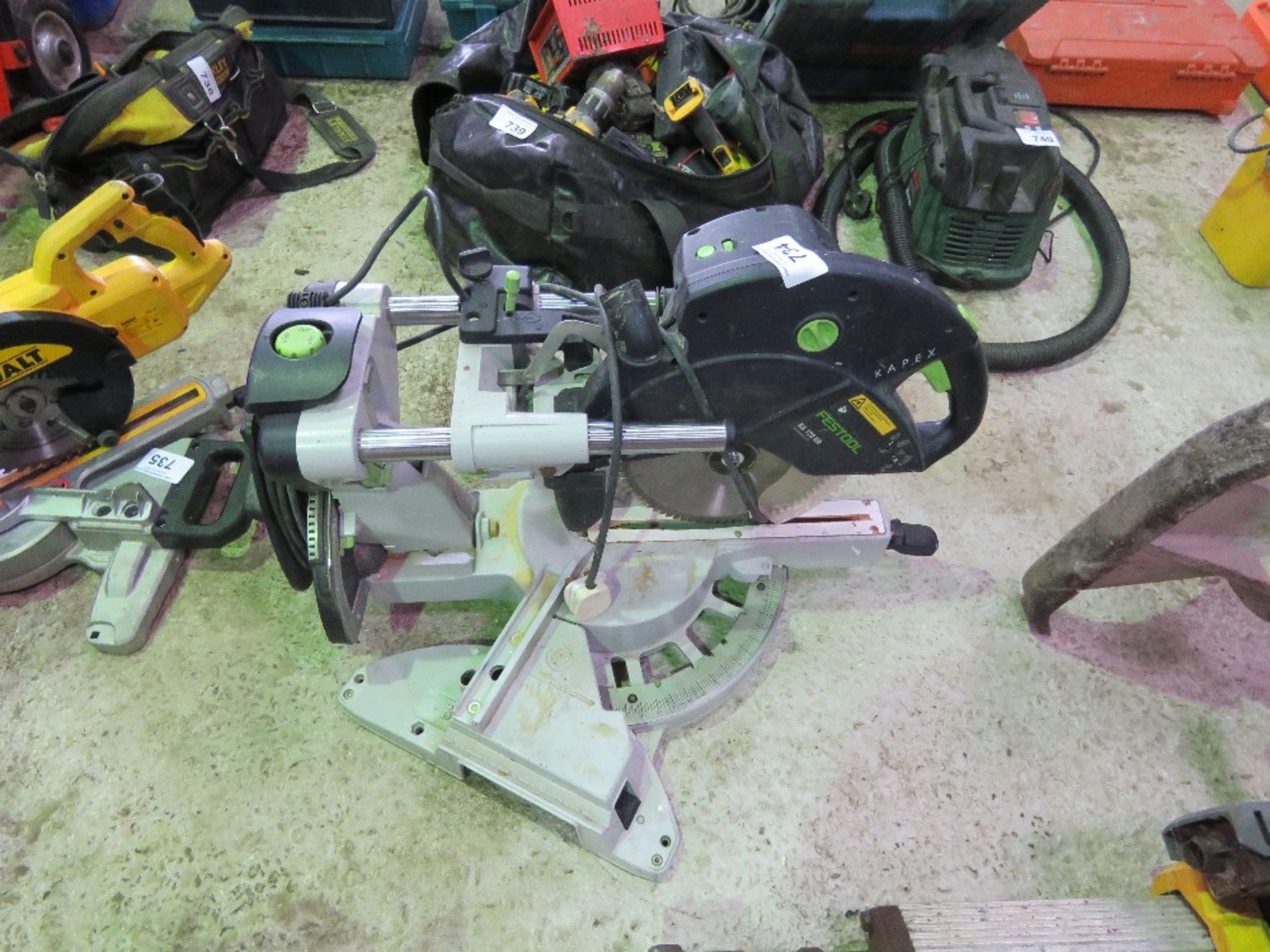 FESTOOL 240V COMPOUND MITRE SAW THIS LOT IS SOLD UNDER THE AUCTIONEERS MARGIN SCHEME, THEREFORE NO - Image 2 of 2