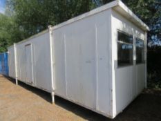 32FT SITE CABIN OFFICE. PREVIOUSLY USED ON HOUSE BUILDING PROJECT.