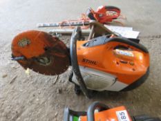 STIHL TS410 PETROL SAW.