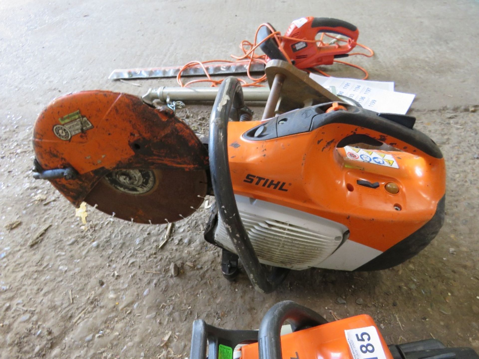 STIHL TS410 PETROL SAW.