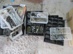 QUANTITY OF ASSORTED FIXINGS ETC. THIS LOT IS SOLD UNDER THE AUCTIONEERS MARGIN SCHEME, THEREFORE NO