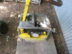 WACKER NEUSON DIESEL ENGINED COMPACTION PLATE. DIRECT FROM A LOCAL GROUNDWORKS COMPANY AS PART OF