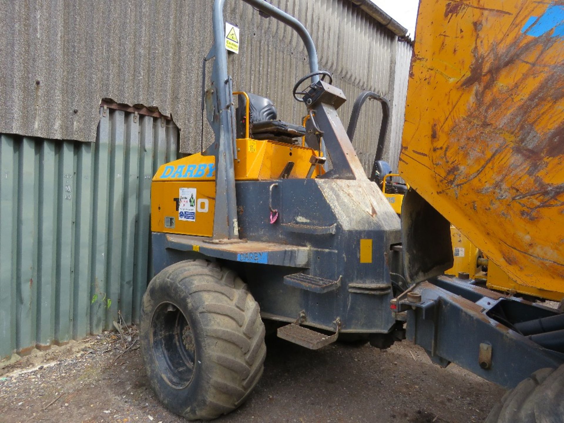TEREX TA10 SITE DUMPER, 10 TONNE CAPACITY, YEAR 2008 BUILD. 4028 REC HOURS. PN:10D02. WHEN TESTED W - Image 4 of 15