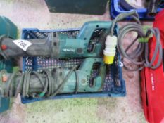 2X RECIPROCATING SAWS 110V AND 240V THIS LOT IS SOLD UNDER THE AUCTIONEERS MARGIN SCHEME, THEREFORE