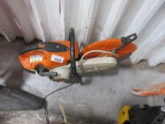 STIHL TS410 PETROL SAW. THIS LOT IS SOLD UNDER THE AUCTIONEERS MARGIN SCHEME, THEREFORE NO VAT WILL