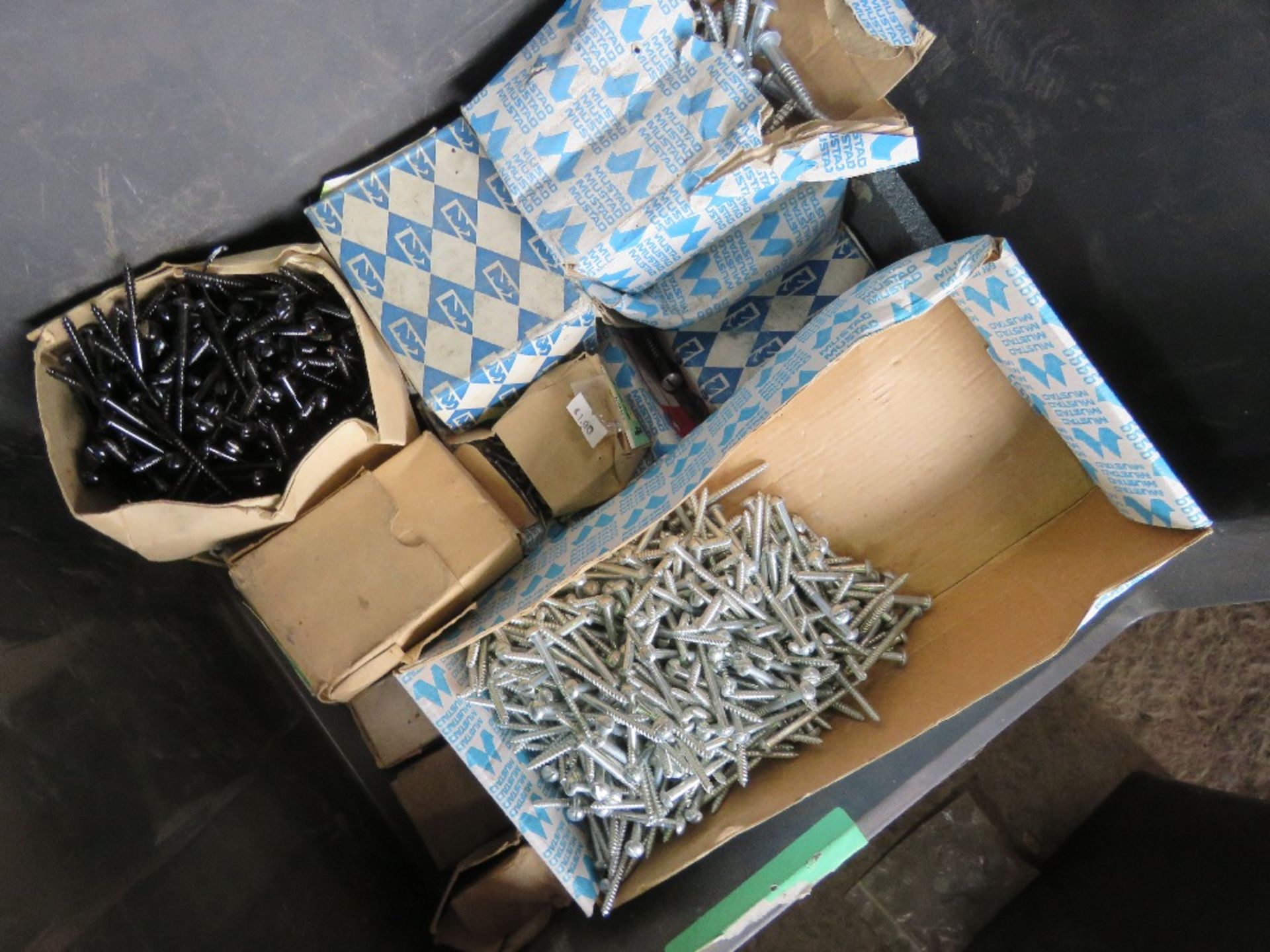 2 X BOXES OF SCREWS FIXINGS AND SUNDRIES. - Image 2 of 3