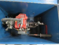 CEMBRE PETROL ENGINED RAIL DRILL IN A BOX. DIRECT FROM A LOCAL GROUNDWORKS COMPANY AS PART OF THE