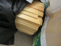 PACK OF UNTREATED SHIPLAP TIMBER CLADDING BOARDS 95MM WIDTH X 1.83M APPROX.