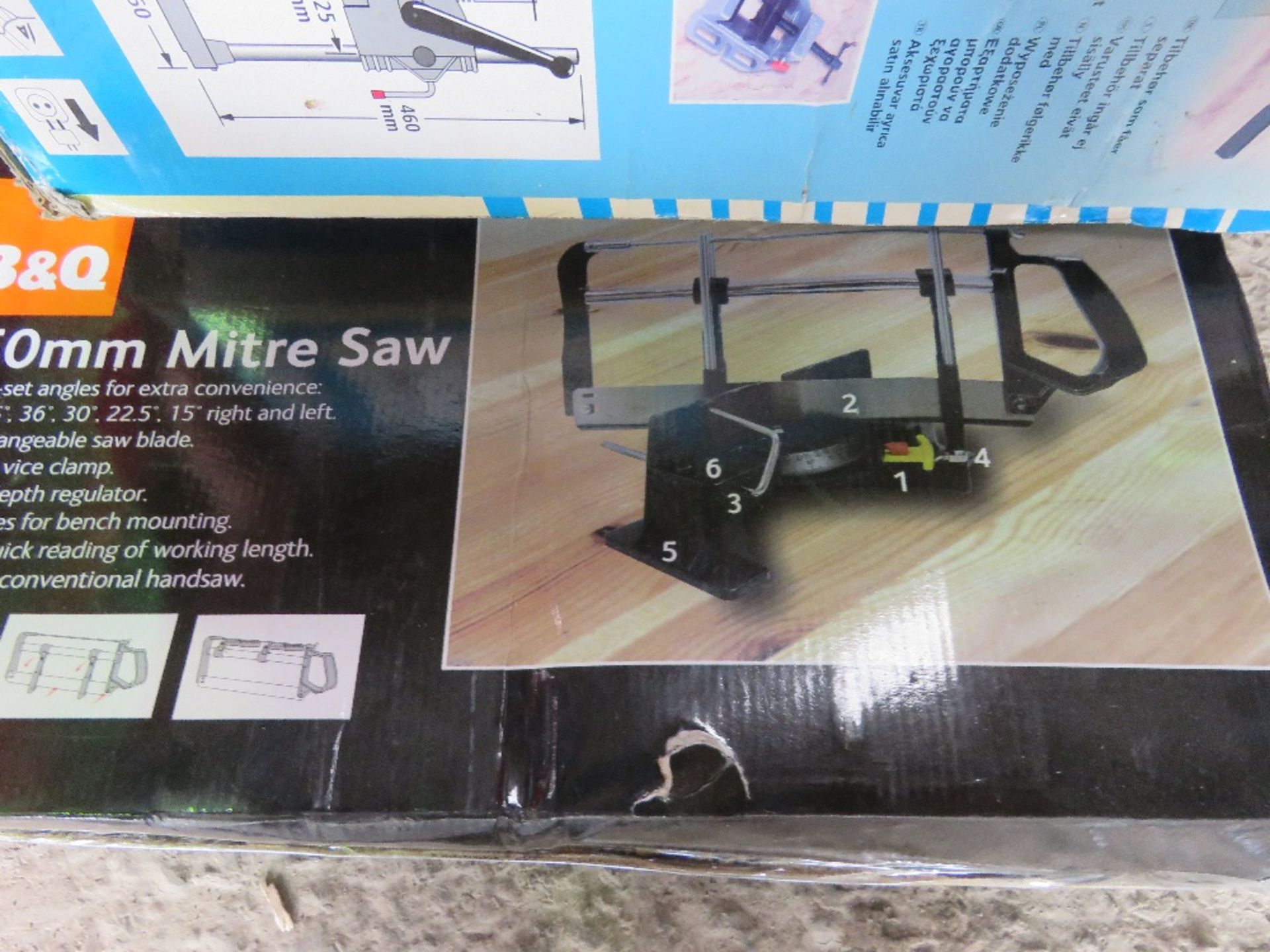DRILL STAND AND A MITRE SAW. - Image 3 of 3