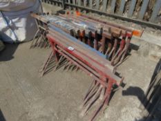 QUANTITY OF SMALL SIZE BUILDER'S TRESTLE STANDS. 16NO IN TOTAL APPROX. LOT LOCATION: SS13 1EF, BAS