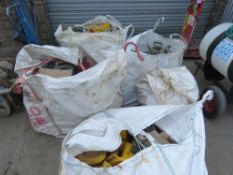 5 X BAGS OF WET CUT BOTTLES PLUS ROAD LIGHTS ETC.