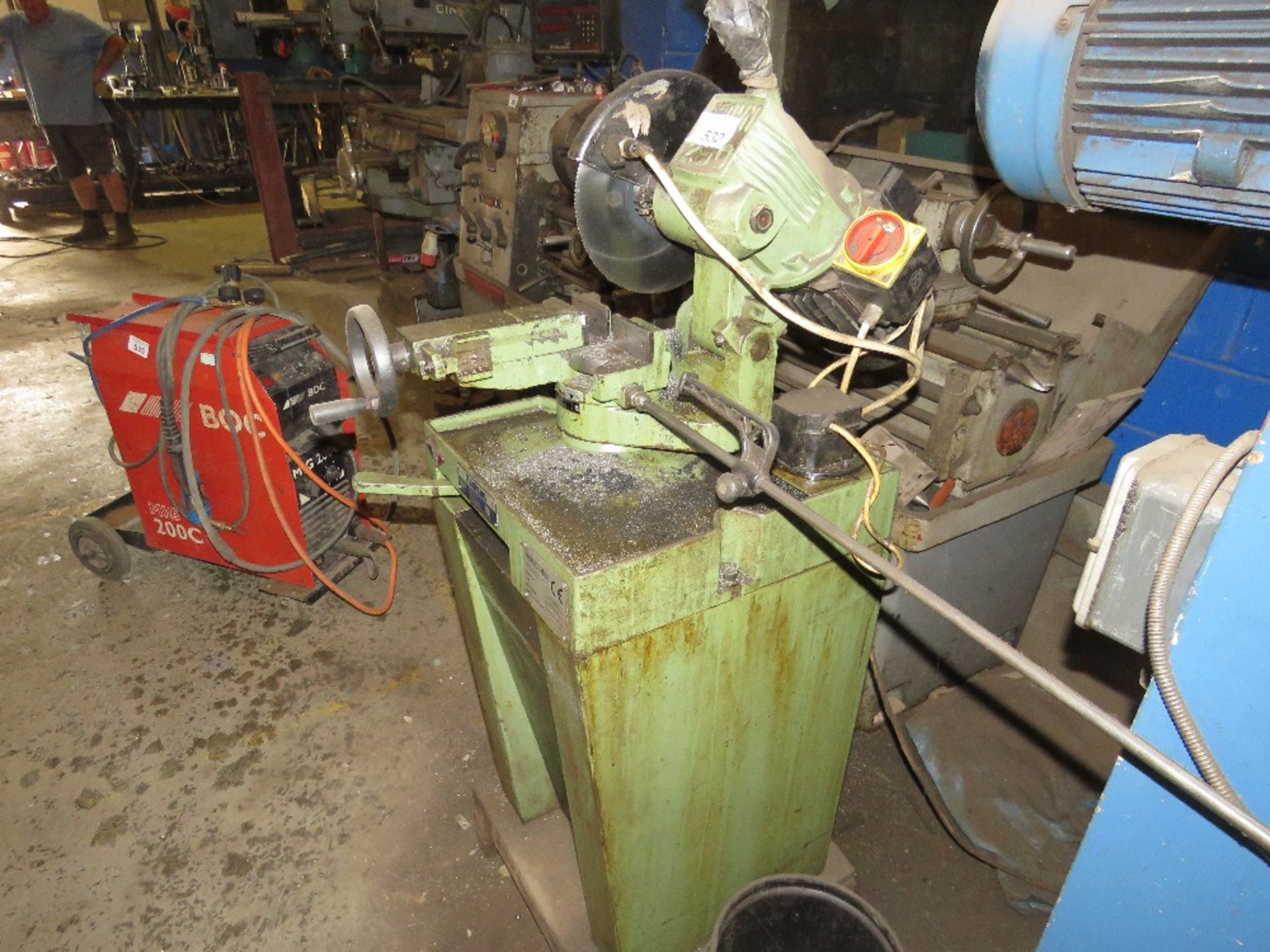 PEDAZZOLI TRONCATRICE METAL CUTTING SAW, 3 PHASE POWERED. LOT LOCATION: SS13 1EF, BASILDON, ESSEX - Image 2 of 7