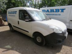 VAUXHALL COMBI PANEL VAN REG: FP64 HTD WITH V5, TESTED UNTIL 30TH OCTOBER 2022. ONE OWNER