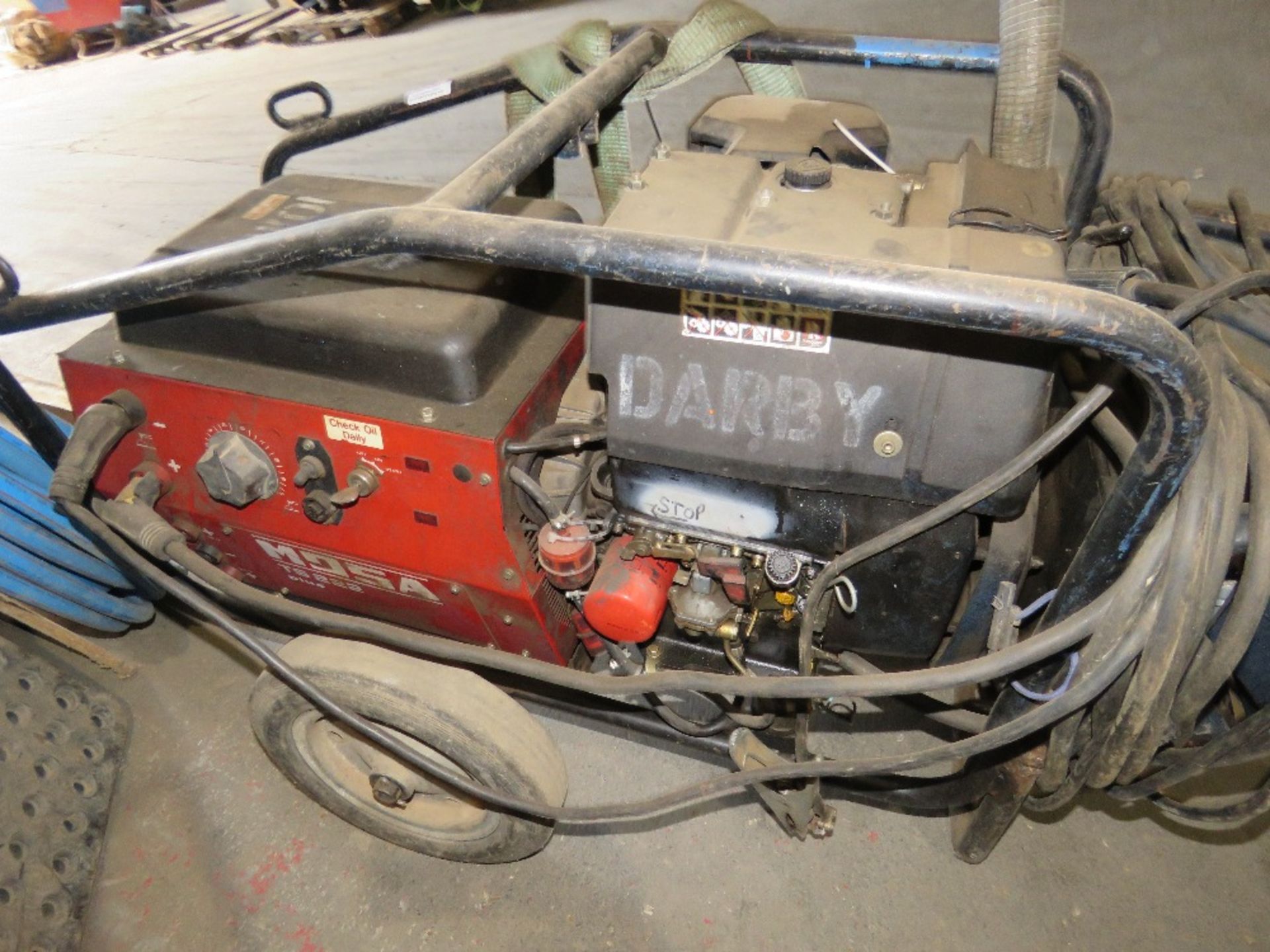 MOSA DIESEL POWERED WELDER WITH LEADS. LOT LOCATION: SS13 1EF, BASILDON, ESSEX. - Image 3 of 3