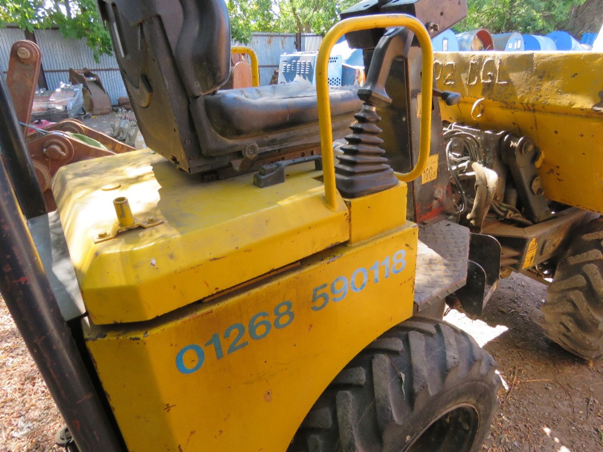 BENFORD TEREX HIGH TIP DUMPER. WHEN TESTED WAS SEEN TO TURN OVER BUT NOT STARTING... - Image 4 of 11