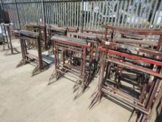 LARGE QUANTITY OF FULL SIZE BUILDER'S TRESTLE STANDS. 88NO IN TOTAL APPROX. LOT LOCATION: SS13 1EF