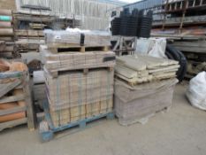 8 X PALLETS OF ASSORTED BLOCKS AND PAVERS. LOT LOCATION: SS13 1EF, BASILDON, ESSEX.