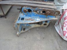 SET OF DROMONE EXCAVATOR FORKS. LOT LOCATION: SS13 1EF, BASILDON, ESSEX.