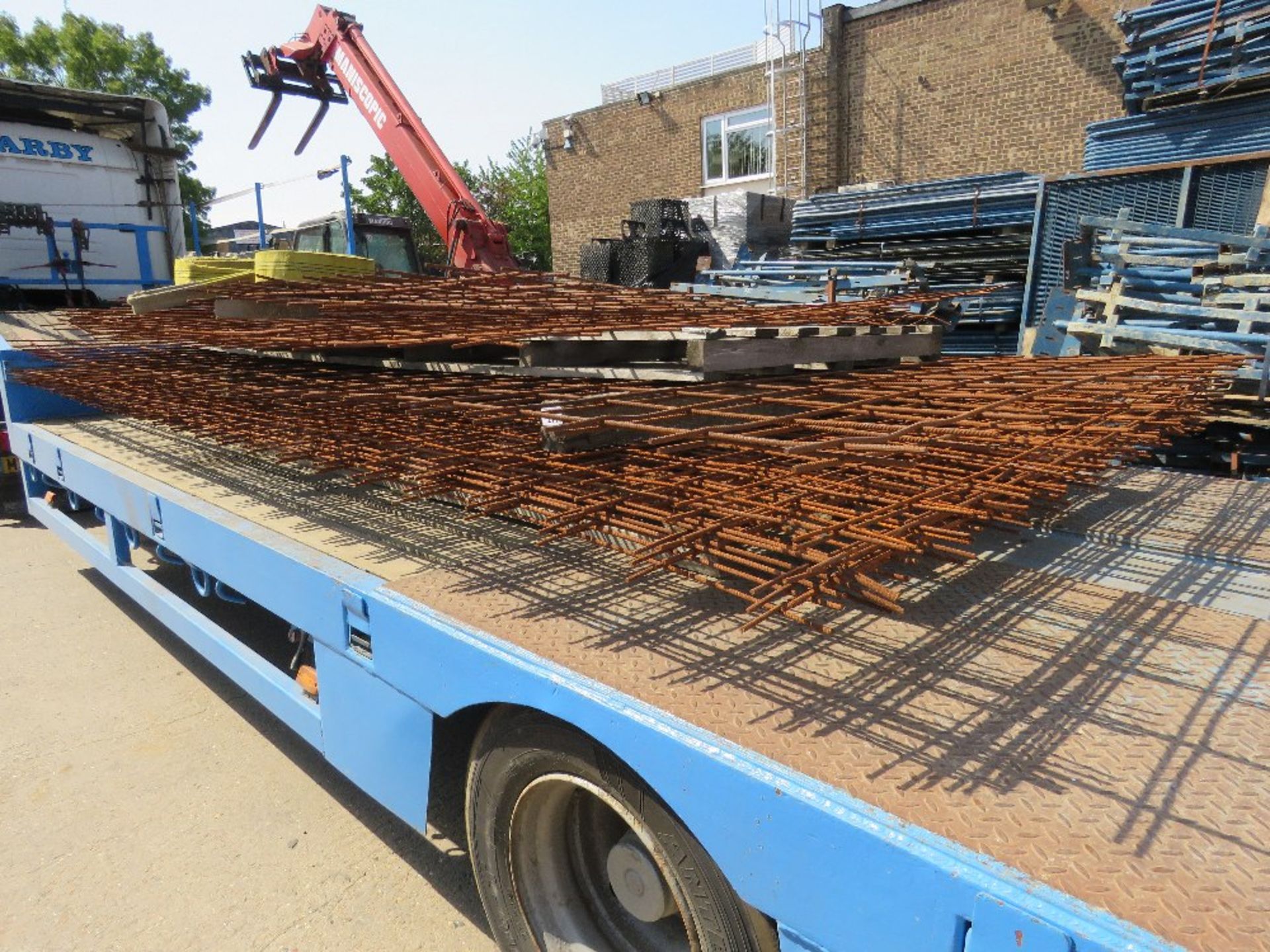 STACK OF CONCRETE REINFORCING MESH SHEETS. LOT LOCATION: SS13 1EF, BASILDON, ESSEX.