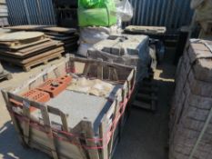 5 X PALLETS OF ASSORTED BLOCKS AND PAVERS. LOT LOCATION: SS13 1EF, BASILDON, ESSEX.