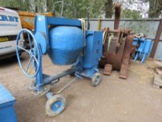 BELLE 100XT DIESEL SITE MIXER WITH YANMAR ENGINE. WHEN TESTED WAS SEEN TO RUN AND DRUM TURNED (SEE V