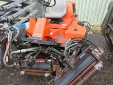 JACOBSEN LF135 TURBO 5 GANG 4WD RIDE ON MOWER WITH KUBOTA ENGINE. WHEN TESTED WAS SEEN TO RUN AND DR