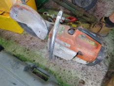 STIHL TS400 PETROL SAW WITH A BLADE. THIS LOT IS SOLD UNDER THE AUCTIONEERS MARGIN SCHEME, THEREFORE