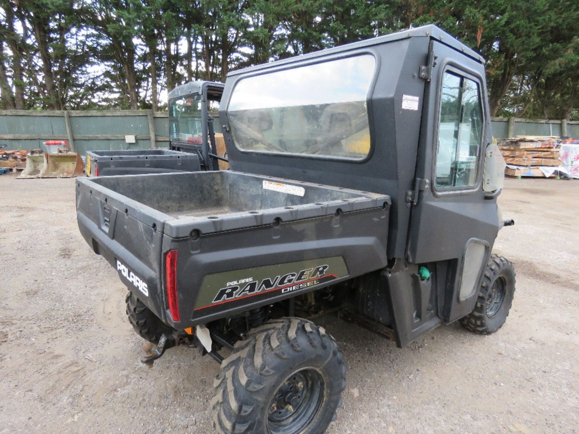 POLARIS RANGER 900 DIESEL UTILTY VEHICLE REG:EU14 AEF(V5 TO FOLLOW) WITH FULL CAB. 2448 REC HOURS. W - Image 8 of 12