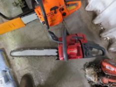 GARDENLINE PETROL ENGINED CHAINSAW.