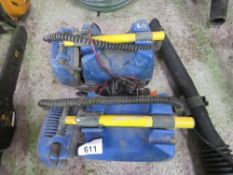 2 X BATTERY POWERED WORKLIGHTS. THIS LOT IS SOLD UNDER THE AUCTIONEERS MARGIN SCHEME, THEREFORE NO V
