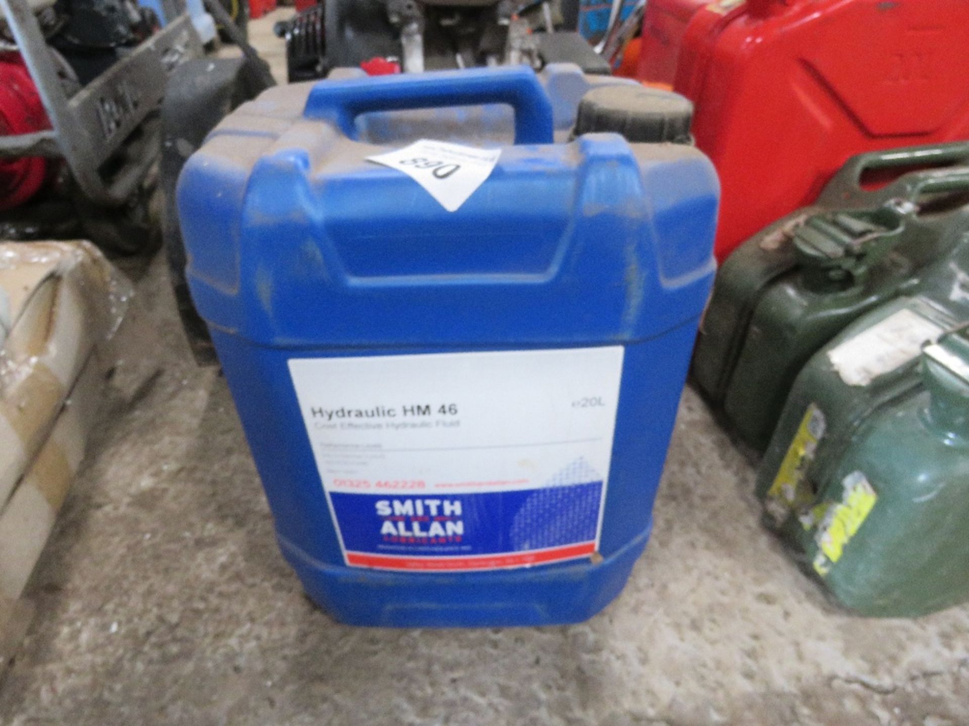 DRUM OF HM46 HYDRAULIC OIL. DIRECT FROM LANDSCAPE MAINTENANCE COMPANY DUE TO DEPOT CLOSURE.