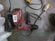 HILTI SMALL SIZED 110VOLT BREAKER DRILL. DIRECT FROM A LOCAL GROUNDWORKS COMPANY AS PART OF THEIR