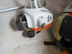 STIHL FS55R PETROL ENGINED STRIMMER. DIRECT FROM LANDSCAPE MAINTENANCE COMPANY DUE TO DEPOT CLOS