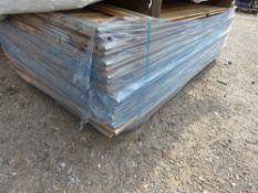 SMALL PACK OF UNTREATED SHIPLAP FENCE CLADDING TIMBER 1.83METRE LENGTH X 95MM WIDTH APPROX.