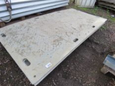 5 X HEAVY DUTY PLASTIC TRACK MATS, LARGE SIZED. THIS LOT IS SOLD UNDER THE AUCTIONEERS MARGIN SCHEM