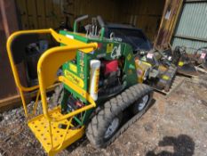 KANGA TK216 MINI PETROL ENGINED LOADER UNIT WITH FULL RANGE OF ACCESSORIES, SN:104749. YEAR 2010. IN