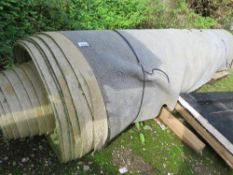LARGE ROLL OF HEAVY DUTY PRE USED ASTRO TURF, 4M WIDE X 50M LENGTH APPROX. THIS LOT IS SOLD UNDER