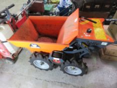 BELLE BMD 300 PETROL ENGINED POWER BARROW, LITTLE USED, RETIREMENT SALE. WHEN TESTED WAS SEEN TO RUN