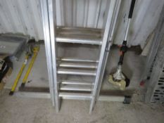3 STAGE ALUMINIUM LADDER. DIRECT FROM LANDSCAPE MAINTENANCE COMPANY DUE TO DEPOT CLOSURE.