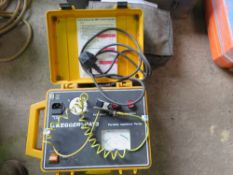 MEGGER PAT3/DV ELECTRICAL TESTING UNIT. DIRECT FROM A LOCAL GROUNDWORKS COMPANY AS PART OF THEIR