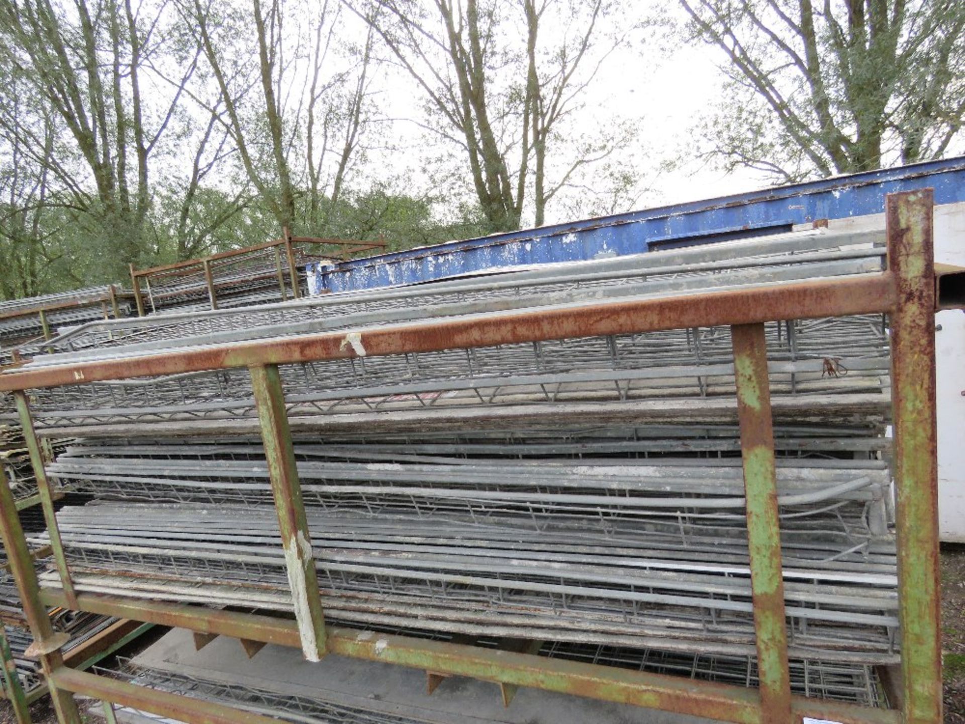 2 X LARGE STILLAGE OF SCAFFOLD SAFETY MESH PANELS, 8FT X 4FT APPROX. - Image 2 of 3