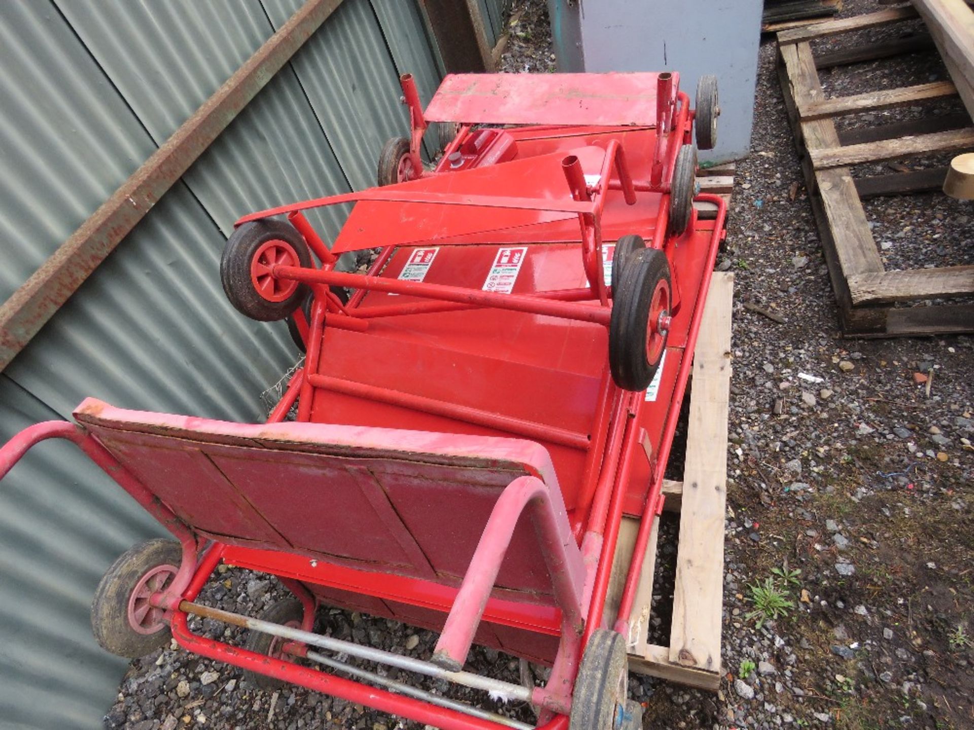 PALLET OF FIRE EXTINGUISHER TROLLEYS. - Image 2 of 2