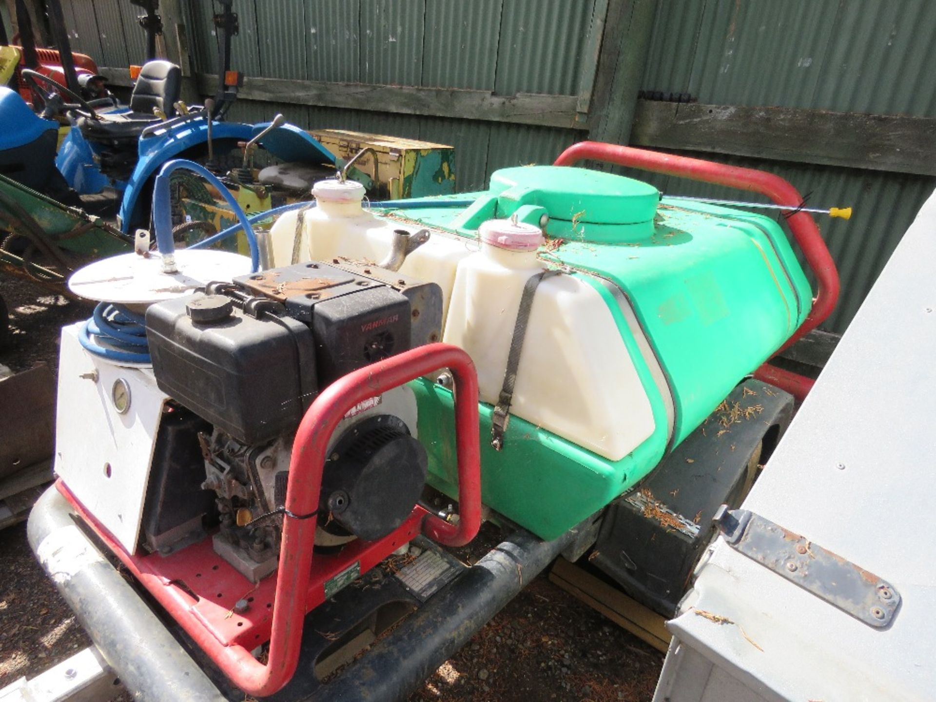 BRENDON POWER WASHER BOWSER, YANMAR ENGINE. WHEN TESTED WAS SEEN TO RUN (NO WATER SO PUMP COULD NOT - Image 3 of 5
