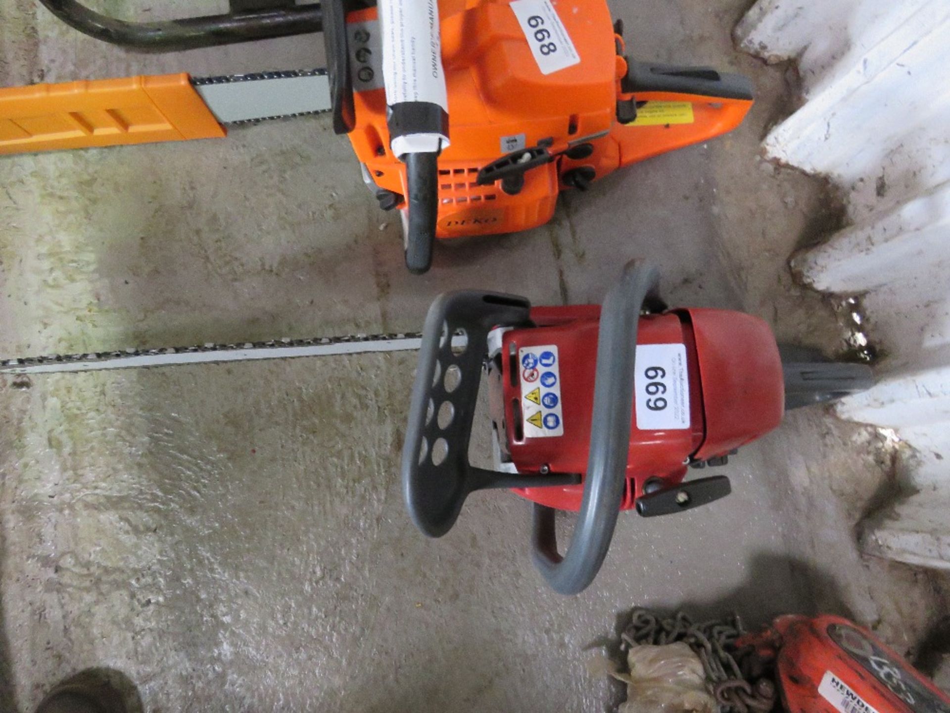 GARDENLINE PETROL ENGINED CHAINSAW. - Image 3 of 3