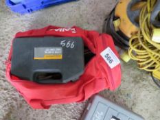 RED BAG OF TOOLS PLUS A 12VOLT NUT GUN. THIS LOT IS SOLD UNDER THE AUCTIONEERS MARGIN SCHEME, THEREF