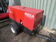 MOSA TS300SXY TOWED WELDER UNIT WITH YANMAR ENGINE. WHENTESTED WAS SEEN TO RUN BUT NOT SHOWING POWER