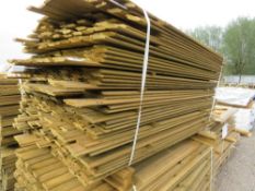 LARGE PACK OF TREATED SHIPLAP CLADDING FENCE TIMBER BOARDS MIXED 1.4-1.8METRE LENGTH X 95MM WIDTH AP