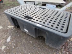 PLASTIC BARREL STAND DRIP TRAY. THIS LOT IS SOLD UNDER THE AUCTIONEERS MARGIN SCHEME, THEREFORE NO