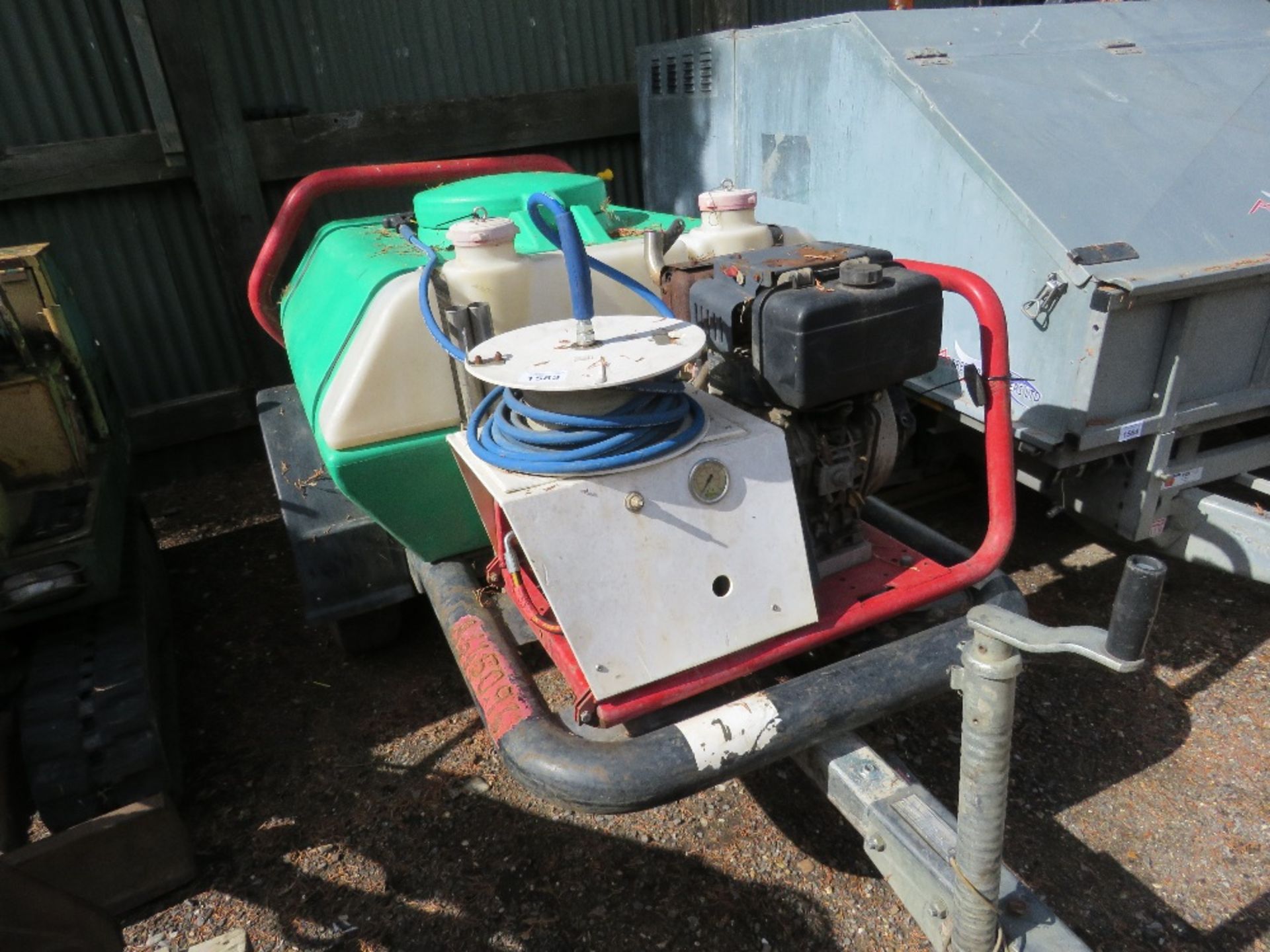 BRENDON POWER WASHER BOWSER, YANMAR ENGINE. WHEN TESTED WAS SEEN TO RUN (NO WATER SO PUMP COULD NOT